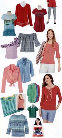 Blouses, eyelet, feminine looks for spring 2017